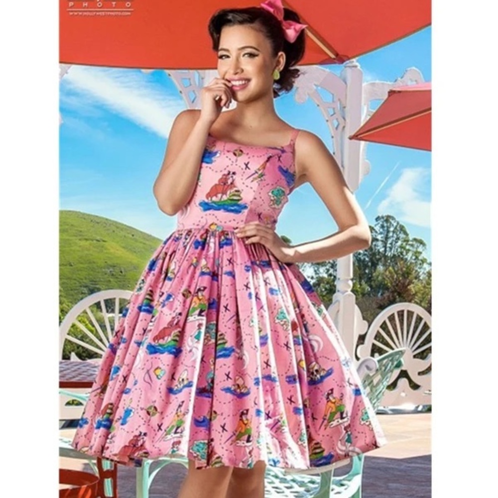 Pinup Girl Clothing Neverland Jenny Dress size Medium Pinup Couture